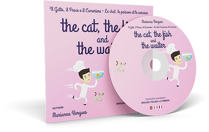 The Cat, the Fish and the Waiter (English, Italian and French Edition)