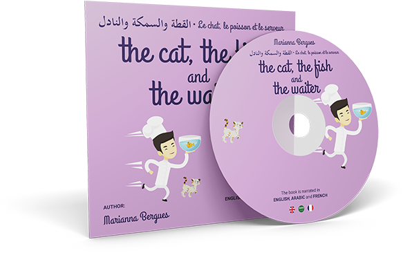 The cat the fish and the waiter (English, Arabic and French Edition)