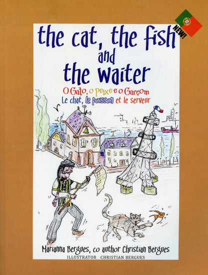 The Cat, the Fish and the Waiter (English, Portuguese and French Edition)